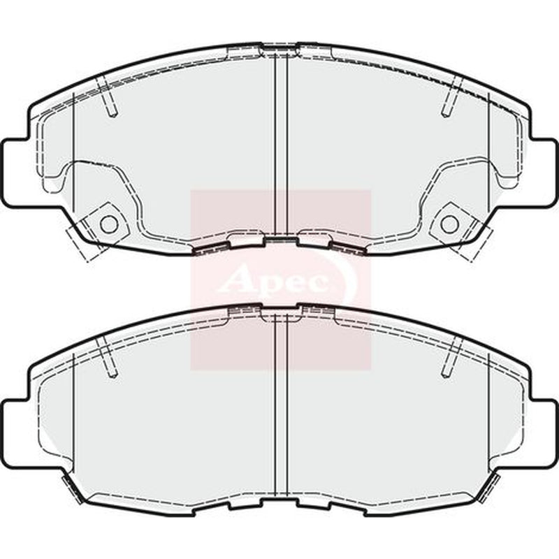 Apec Front & Rear Pads fits Honda Civic IX 2012-2016 1.8