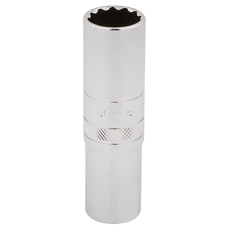 Draper HI-TORQ 12 Point Deep Socket, 1/2" Sq. Dr., 16mm 33734 Draper - Dynamic Drive