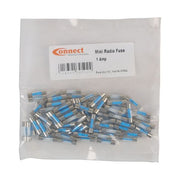 Connect Mini Glass Radio Fuses 1A, 100pc 30502 Tool Connection - Dynamic Drive