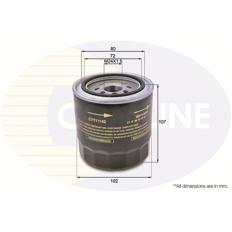 Comline Full Service Kit with Air, Oil, Fuel & Cabin Filters fits Toyota Picnic
