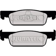 Juratek Front Brake Discs & Pads fits Renault Clio IV 2012-2021 0.9 1.2 1.5