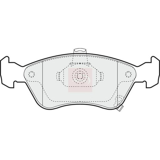Apec Front Brake Pad Set PAD1011