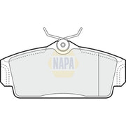 NAPA Front Brake Pad Set fits Nissan Almera 2000-2006 1.5 1.8 2.2