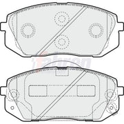 Fahren Front Brake Vented Discs & Pads fits Hyundai Kona 2017-2023 1.0