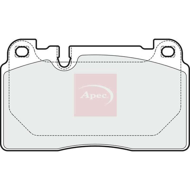 Apec Front Brake Pad Set fits Audi A6 C7 2014-2018 2.0 2.8 3.0