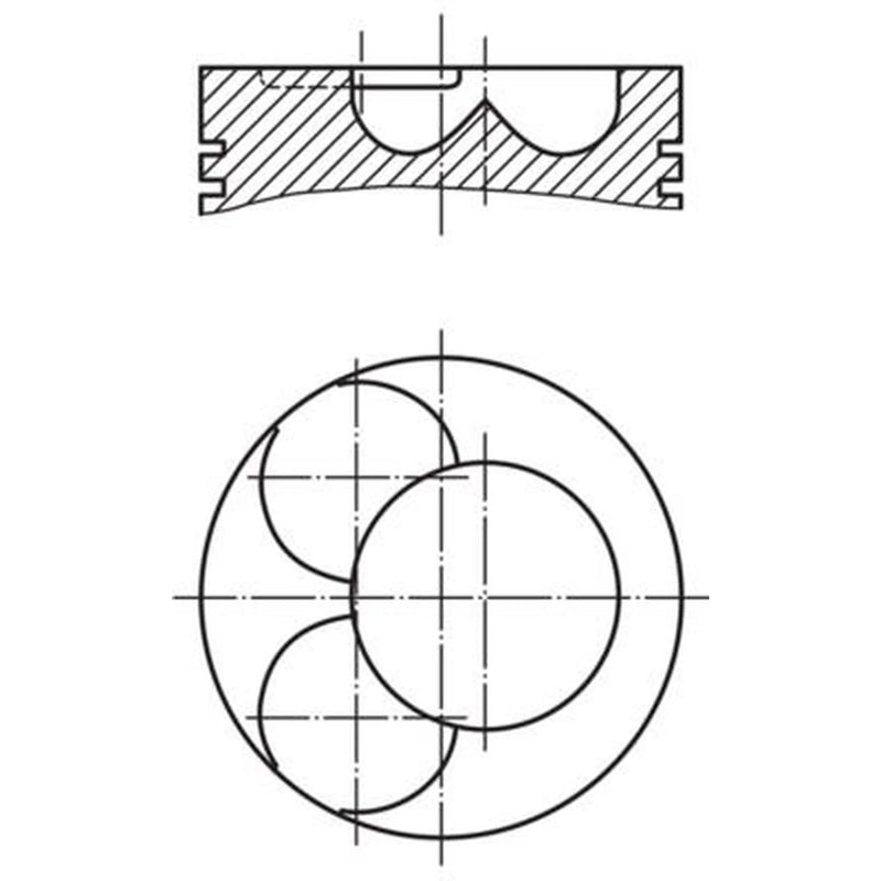Mahle Piston Cylinder Bore = 121mm