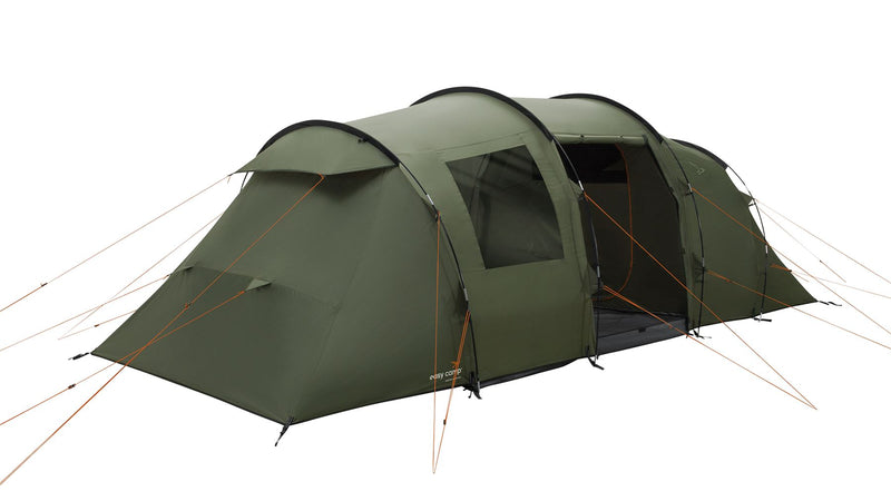 Easy Camp Leka Twin 6 Pole Tent Green 6 Person Easy Camp - Dynamic Drive