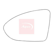 Apec Exterior Wing Mirror Glass Left fits VW Arteon 2017-2021 1.5 2.0