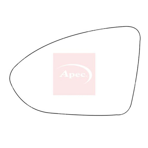 Apec Exterior Wing Mirror Glass Left AMS2051A