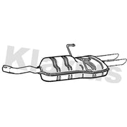 Klarius Box With Tail Pipe Rear fits MG Zt 2001-2005