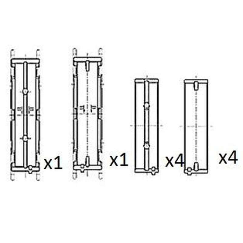 FAI Main Bearing Set 60mm fits BMW 1 2004-2013