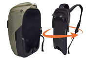 Thule Paramount hybrid bike pannier and backpack 26L green Thule - Bars 4 Cars