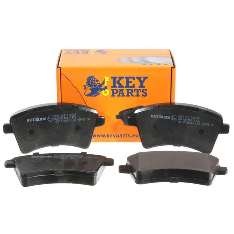 Key Parts 4 x Front Brake Pad Set fits Mercedes-Benz Citan Dualiner 2012-2021