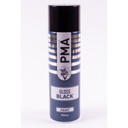 6x Autotek Professional Gloss Black 500ml Spray Paint High Coverage Autotek - Dynamic Drive