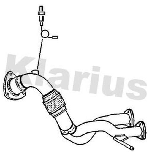 Klarius Exhaust Pipe OD 301858