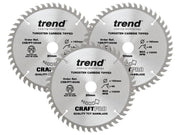 Trend CraftPro Panel Trim Saw Blade 160 x 20mm x 48T (Pack 3) Trend - Dynamic Drive