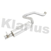 Klarius Box With Centre Pipe Centre fits Saab 9-3 1998-2003 2.0 2.2 2.3