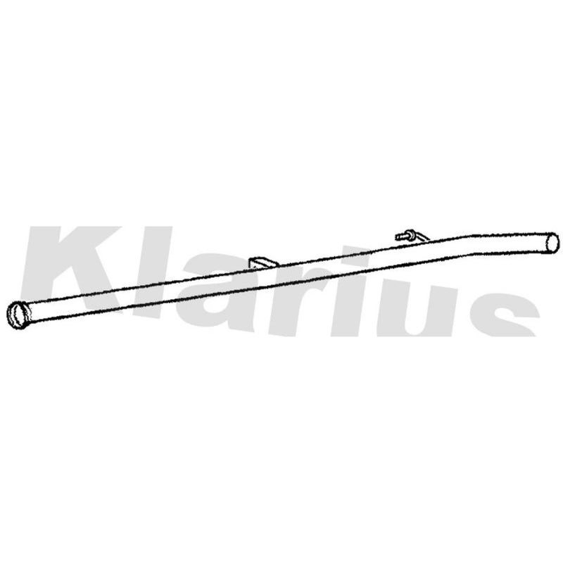 Klarius Exhaust Pipe OD fits Renault Clio 1998-2010 1.2