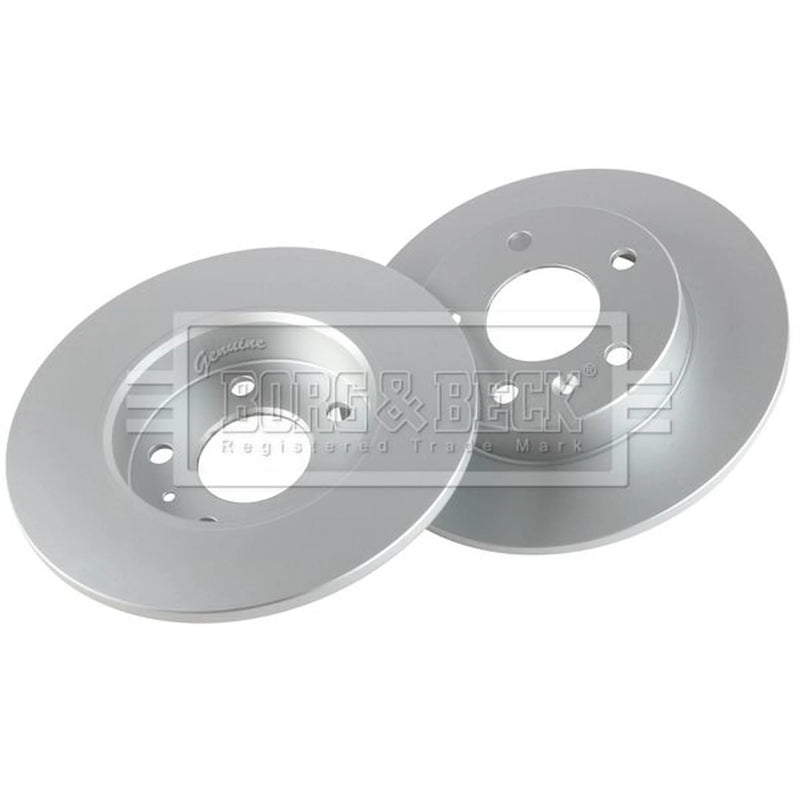 Borg & Beck 2 x Rear Brake Discs BBD4114-x2