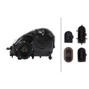 Hella Headlight Headlamp H7/H7 Right fits Mercedes-Benz Slk 2004-2011