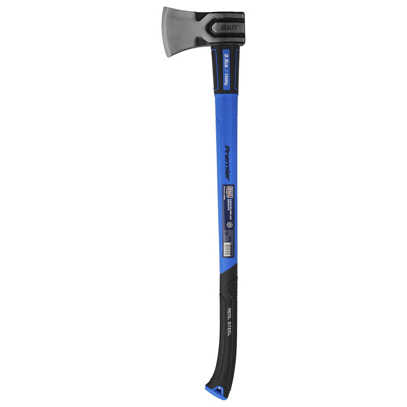 Sealey Premier Premier Felling Axe with Fibreglass Shaft 3.5lb AXG99 Sealey Premier - Dynamic Drive