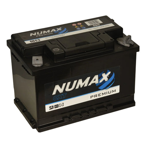 Numax 72Ah 12V Wet Car Battery