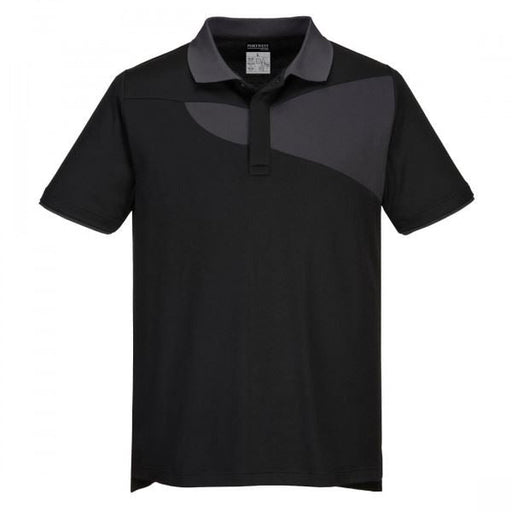 Portwest Pw2 Polo Shirt S/S Large PW210BZRL Portwest - Dynamic Drive