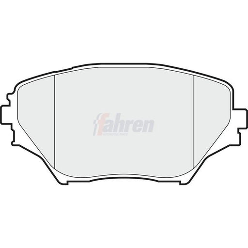 Fahren Front Brake Pad Set FBP3327