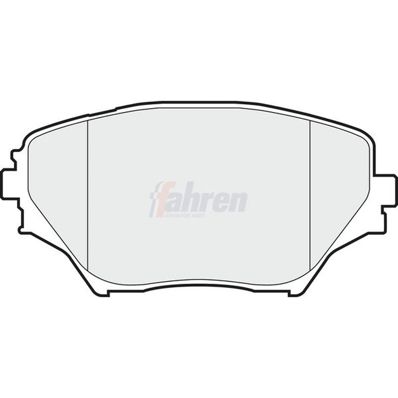Fahren Front Brake Vented Discs & Pads fits Toyota Rav 4 1997-2005 1.8 2.0