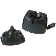 Lever Release Door Catch Black for Caravan/Motorhomes Nova - Dynamic Drive