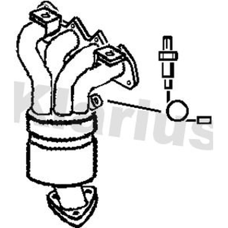 Klarius Catalyst Type Approved With Pipe fits Seat Ibiza 2008-2015 1.4