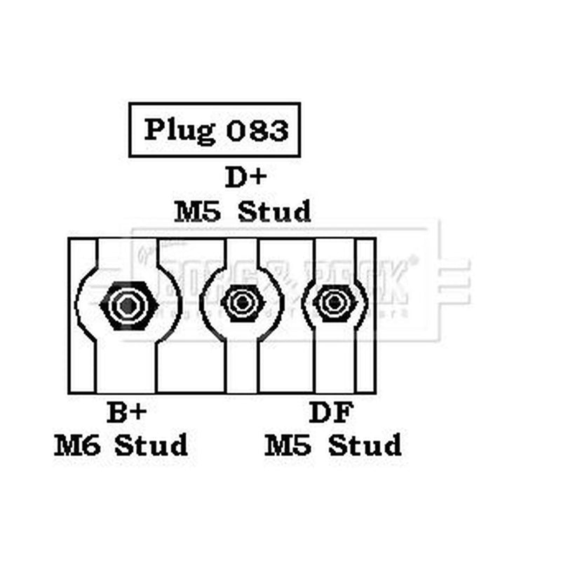 Borg & Beck Car Alternator 12V fits Ford Ka 1996-2008 1.3