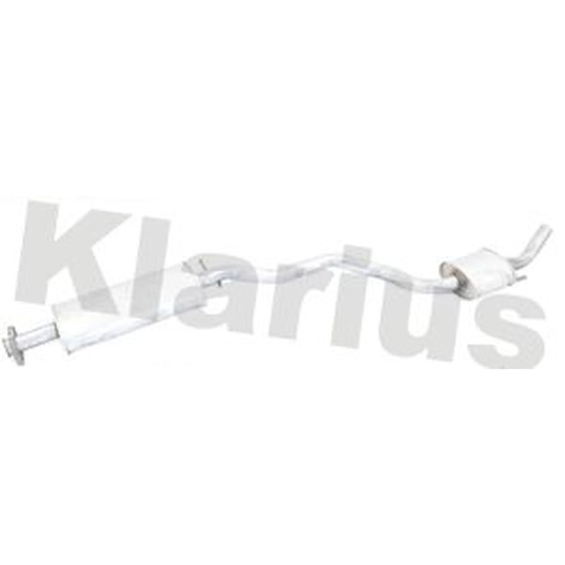 Klarius Box With Centre Pipe Centre fits Alfa Romeo 147 2001-2010 1.6 2.0