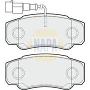 NAPA Rear Brake Pad Set fits Nissan Cabstar 2006-2013