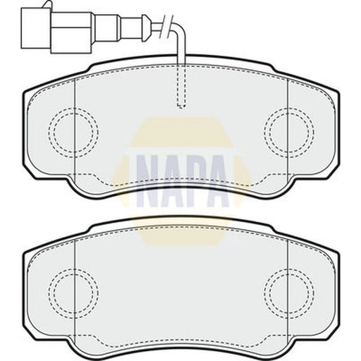 NAPA Rear Brake Pad Set fits Nissan Cabstar 2006-2013