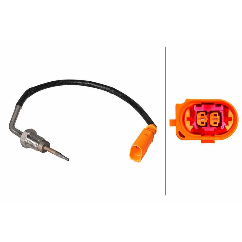 Hella Exhaust Gas Temperature Sensor after soot particul fits Audi A4 Allroad B8