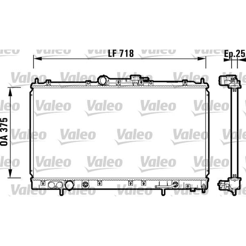 Valeo Engine Radiator 734129