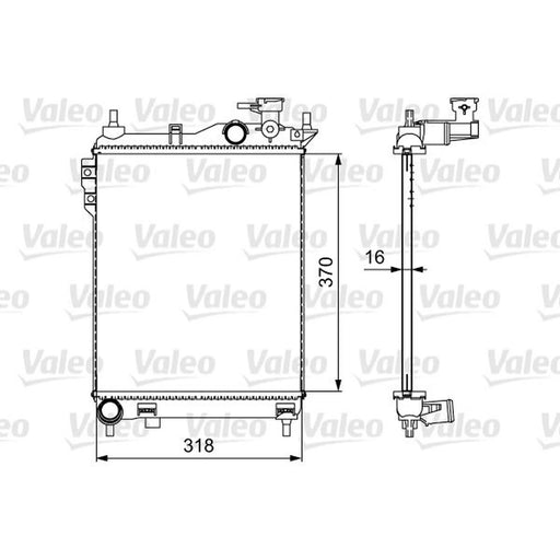 Valeo Engine Radiator 734910