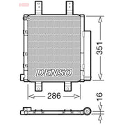 Denso Air Conditioning Condenser DCN35005
