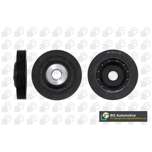 BGA Crank Shaft Belt Pulley fits Renault Clio 1998-2008 1.4 1.6