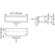 Hella Led Mini Lightbar 6.2Inch Spot 1FB 1FB 358 176-211 SP1068197 1FB 358
