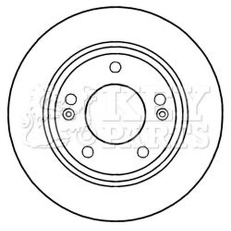 Key Parts Front & Rear Brake Discs & Pads fits Hyundai I30 2011-2017 1.4 1.6