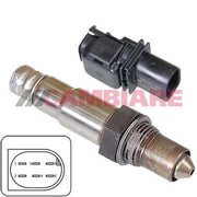 Cambiare O2 Lambda Oxygen Sensor Right Front VE381403