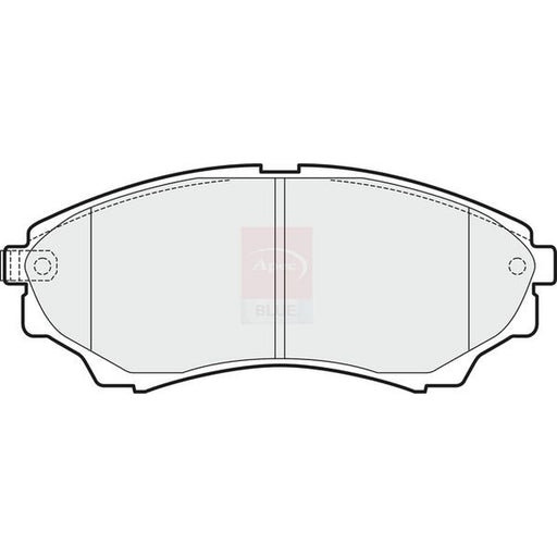 Apec Front Brake Pad Set fits Ford Ranger 1999-2012 2.5 3.0