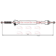 Apec Handbrake Cable Right Rear fits Renault Twingo II 2008-2014 1.6