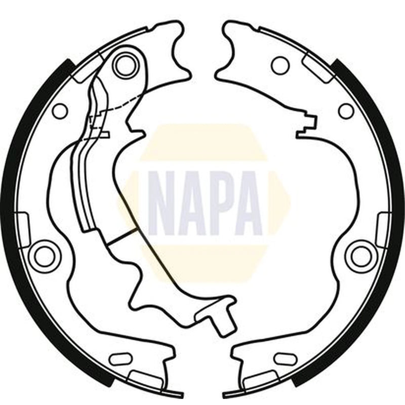 NAPA Parking Brake Shoe Set NBS5056