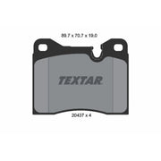 Textar Front Brake Pad Set 2043702