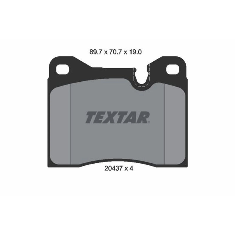 Textar Front Brake Pad Set 2043702
