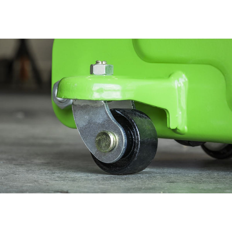 Sealey Short Chassis Trolley Jack 2 Tonne - Green 1050CXHV Sealey - Dynamic Drive