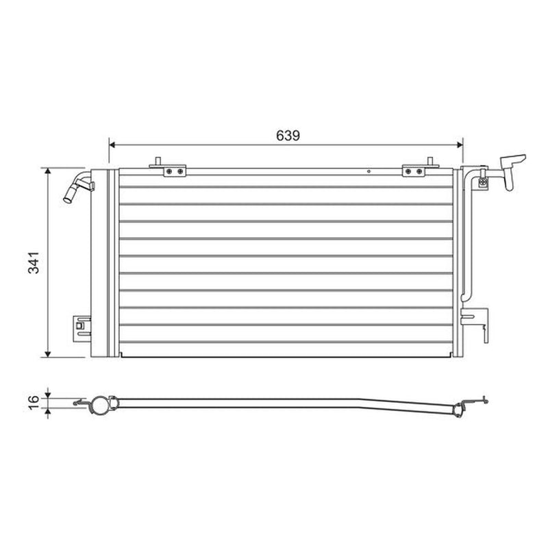 Valeo Air Conditioning Condenser 817229